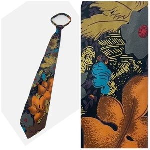 😻100% Silk Outdoorsy Zipper Tie